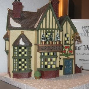 Dickens' Village J.D. Nichols Toy Shop
